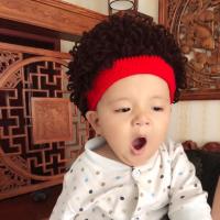 [促销][儿童帽子 假毛线帽]手工毛线儿童帽子婴儿帽子秋冬宝宝