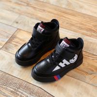 [促销]新款冬季童鞋中大童皮靴气儿童短靴男童皮鞋子女童二棉运动鞋