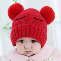 [促销]婴儿帽宝宝帽子儿童帽子冬天婴儿毛绒帽宝宝毛线帽男童女童护耳帽