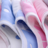 [促销]婴儿360度可旋转口水巾六层纱布儿童围嘴双按扣婴幼儿围嘴