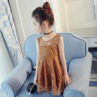 [促销]女童连衣裙夏季童装2018新款儿童女孩洋气背心裙子中大童公主裙潮