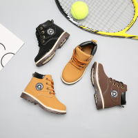 [促销][亏本清仓]儿童英伦马丁靴男童女童皮靴子女童小黄靴宝宝单靴