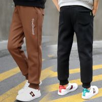 [促销]童装冬装男童裤子2018新款加绒加厚儿童长裤儿童中大童运动裤棉裤