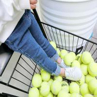 [促销]2018新款女童童装裤子韩版2-3-4-5-6岁牛仔裤春秋潮儿童小脚裤