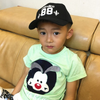 [促销]送墨镜]儿童帽子男女儿童帽子男女孩帽子鸭舌帽春秋夏儿童帽子