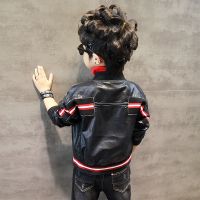 [促销]童装男童外套秋装新款儿童皮衣夹克中大童皮上衣儿童夹克棒球服