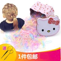 [促销]宝盒装女宝宝皮套[买二送一对鸭]饰女孩头饰宝宝扎头圈