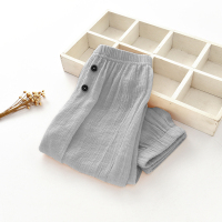 [促销](买二条送小一个)棉麻童装男童女宝宝裤子儿童防蚊裤薄款长裤宝宝灯笼裤夏季休闲裤空裤子