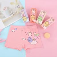 [促销][精品3条装儿童内裤女孩]平角莫代尔内裤四角学生卡通小孩裤衩