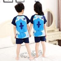 [促销]儿童睡衣短袖夏季童装睡衣女孩宝宝男女童男孩夏天睡衣小孩子套装