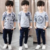 [促销]男童秋冬加绒长袖儿童秋男装童装冬装上衣体恤中大童圆领打底衫