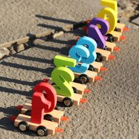 [促销]儿童玩具车数字小火车积木2-3-4周岁宝宝木制男孩子小孩