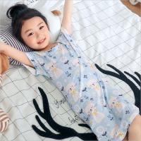 [促销]儿童睡衣女童短袖睡裙公主小孩宝宝卡通薄款女孩儿童睡衣裙子夏