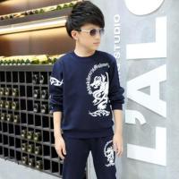 [促销]童装男童套装春秋款2018新款儿童装运动服休闲长袖卫衣中大童男装
