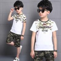 [促销]童装男童装套装春秋夏款男童装秋冬儿童装运动休闲短袖2两件套