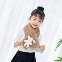 [促销][俞兆林]儿童围巾秋冬新款男童女童韩版冬季加厚保暖毛绒围脖