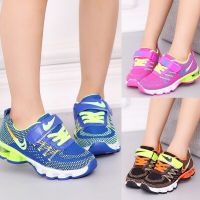 [促销]童鞋女孩弹簧鞋子2018秋季新款跑步鞋网面儿童运动鞋防滑男孩儿童