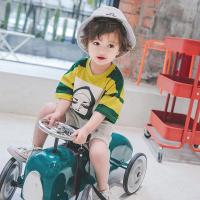 [促销]小童男宝宝T恤短袖宝宝半袖男1-3岁童装男童夏装潮2女童潮装韩版5