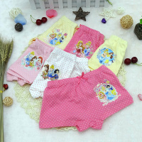 [促销]儿童内裤女孩纯棉平角裤 女童内裤女宝宝 小童 中童 婴儿 小孩 小学生 a类全棉质 幼儿四角裤 儿童短裤女[3条