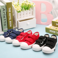 [促销]潮童牛仔帆布鞋男童布鞋儿童低帮魔术贴宝宝鞋中小童布鞋女童布鞋