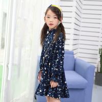 [促销]女童连衣裙春秋女孩长袖碎花公主裙女宝宝韩版裙子秋装洋气时髦潮