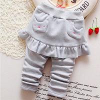 [促销][亏本促]女童假两件裙裤加绒秋冬裤子宝宝打底裤0-12-3岁宝宝棉裤