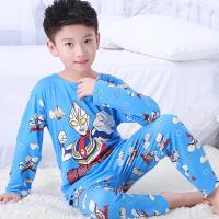 [促销]童装女哆啦A梦儿童套装男奥特曼男童女童睡衣家居服夏装套装女童