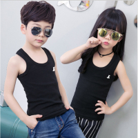 [促销][亏本冲量]夏季儿童纯色印花背心男童女童百搭时尚小背心