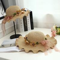 [促销]儿童帽春秋夏款儿童帽子宝宝帽子女童遮阳帽夏太阳帽沙滩帽花环夏