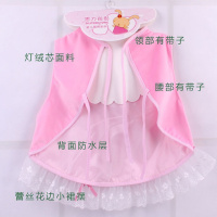 [促销]宝宝罩衣1-2岁宝宝小孩食饭兜婴儿男女婴儿大号防水儿童吃饭罩衣宝宝围兜女宝春秋画画衣围巾围布