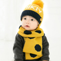 [促销]婴儿帽子宝宝帽子冬天宝宝毛绒帽婴儿毛线帽儿童帽子男女童护耳帽