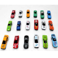 [促销][限时秒][50只合金车模][送拼图]合金车套装儿童迷你赛车小孩滑行小汽车模型男孩玩具车玩具小车套装