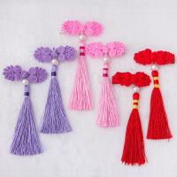 [促销][过年吉祥款儿童宝宝夹]儿童中国苏饰女童格格头饰夹宝宝毛球卡小女孩头花头花古风宫廷公主格格旗头古装旗