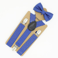 [促销]儿童背带夹领结套装小孩裤子裤带防滑男女童宝宝百搭弹力裤夹