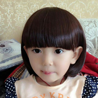 [促销]奥丝儿bobo头儿童假女宝宝小女孩女童学生短小孩公主假套