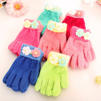 [促销]儿童手套冬季女孩保暖宝宝手套4-9岁小孩手套保暖防寒五指手套
