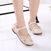 [促销]夏季新款女童鞋儿童单鞋小女孩镂空软底皮鞋女童公主凉鞋小孩鞋子