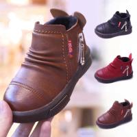 [促销]18冬棉鞋加绒加厚雪地靴男童保暖短靴女童马丁靴大棉软底宝宝二棉