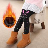 [促销]儿童打底裤女童装2018新款秋冬装外穿保暖裤女宝宝加绒加厚棉裤子