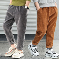 [促销]男童裤子童装男童灯芯绒裤2018秋装新款儿童长裤男宝宝舒适休闲裤