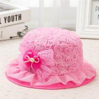 [促销]1-2岁儿童遮阳帽女孩公主渔夫帽宝宝帽子夏季6-12个月婴儿太阳帽5