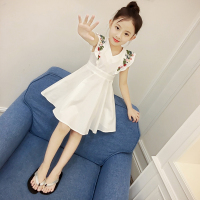 [促销]女童夏装连衣裙2018新款洋气裙子潮衣公主裙夏儿童带裙韩版童装