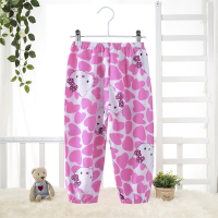 [促销]儿童花色灯笼裤防蚊裤薄款绵绸长裤宝宝裤子宽松垮裤舞蹈裤亲子裤