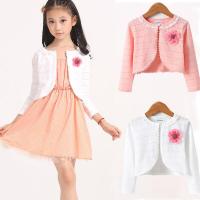 [促销]女童披肩夏防晒衣外搭开衫宝宝坎肩外搭女孩防晒衣蕾丝外套小披肩