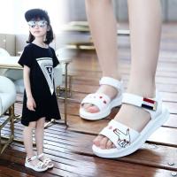 [促销][品质好货]新款女童凉鞋学生鞋2018韩版夏季沙滩鞋防滑平底儿童