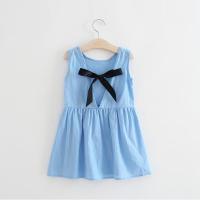 [促销]韩版女童裙夏装连衣裙子韩版公主裙童装带纯色2-3-4-5-6岁半