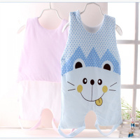 [促销](买3送1)婴儿纯棉肚兜夹棉连腿围兜宝宝儿童防踢被半背睡觉肚兜