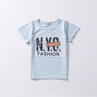 [促销]夏季童装新款短袖男童女童纯棉T恤印花儿童韩版上衣半袖