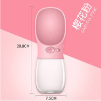 宠物狗狗泰迪随行水杯350ml外出用品户外喝水喂水饮水器泰迪便携式水壶水瓶