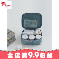 网红化妆包小号便携韩国简约大容量多功能洗漱少女心化妆品收纳盒